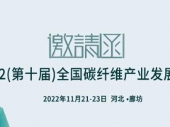 11月21-23日-廊坊-2022（第十屆）全國碳纖維產(chǎn)業(yè)發(fā)展大會