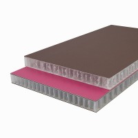 廠家直供輕量化板材玻纖蜂窩板皮革面墻板車廂內(nèi)襯板屋棚墻面板