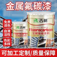 金屬氟碳漆 管道橋梁儲罐舊廠房翻新防腐涂料 戶外防銹漆廠家定制